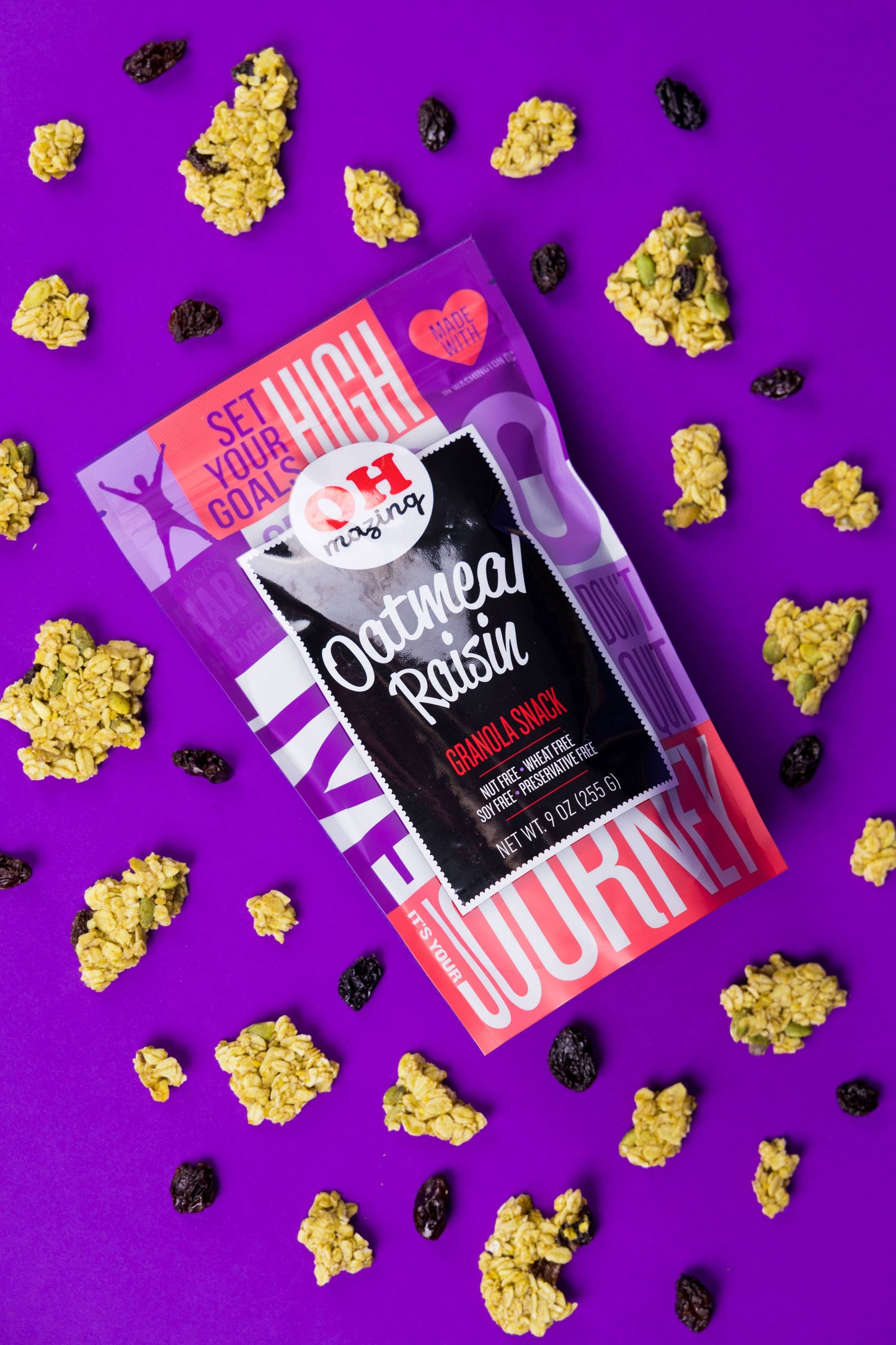 Oatmeal Raisin Granola Snack, Nut-free