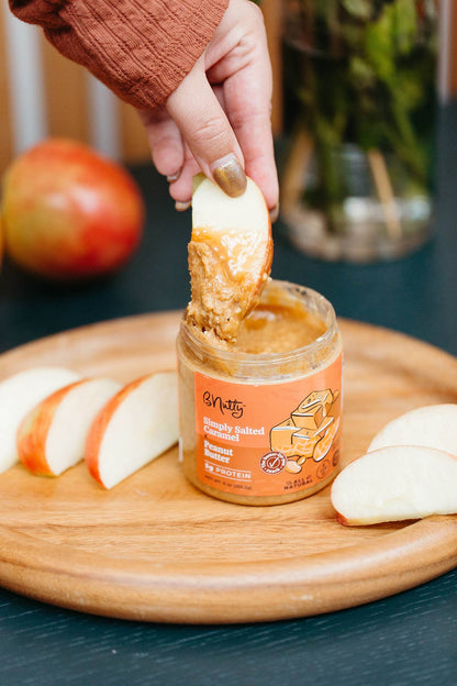 Simply Salted Caramel BNutty Peanut Butter- Case of 6- 9oz