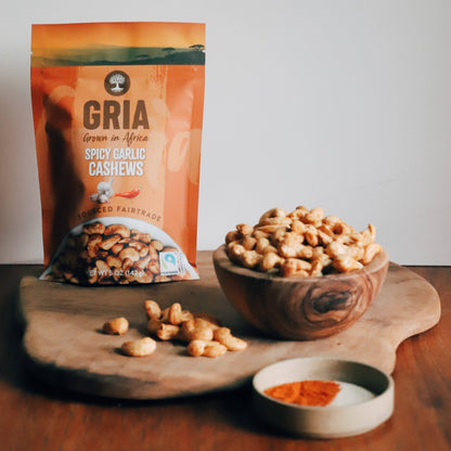 Spicy Garlic Fairtrade Cashews