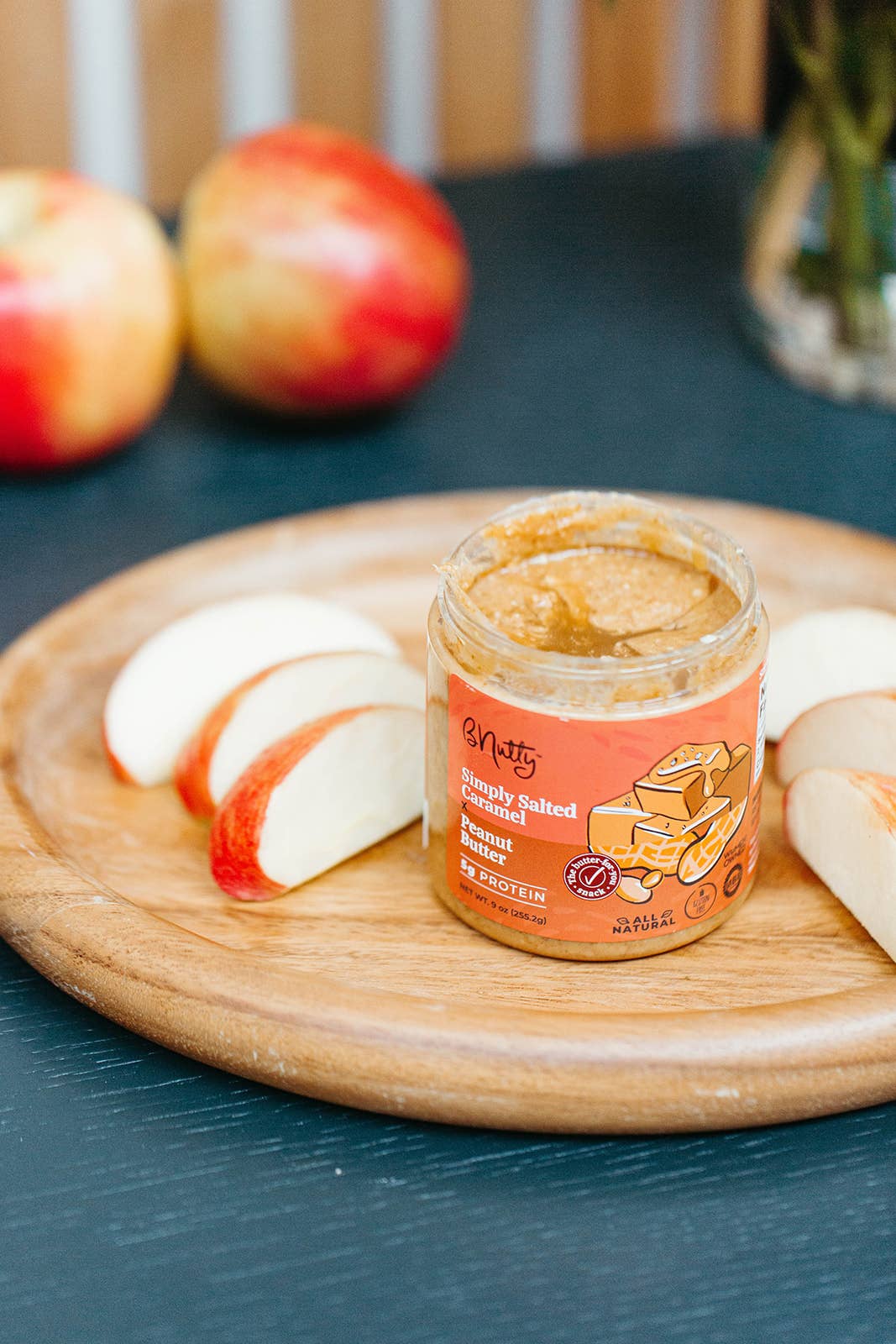 Simply Salted Caramel BNutty Peanut Butter- Case of 6- 9oz