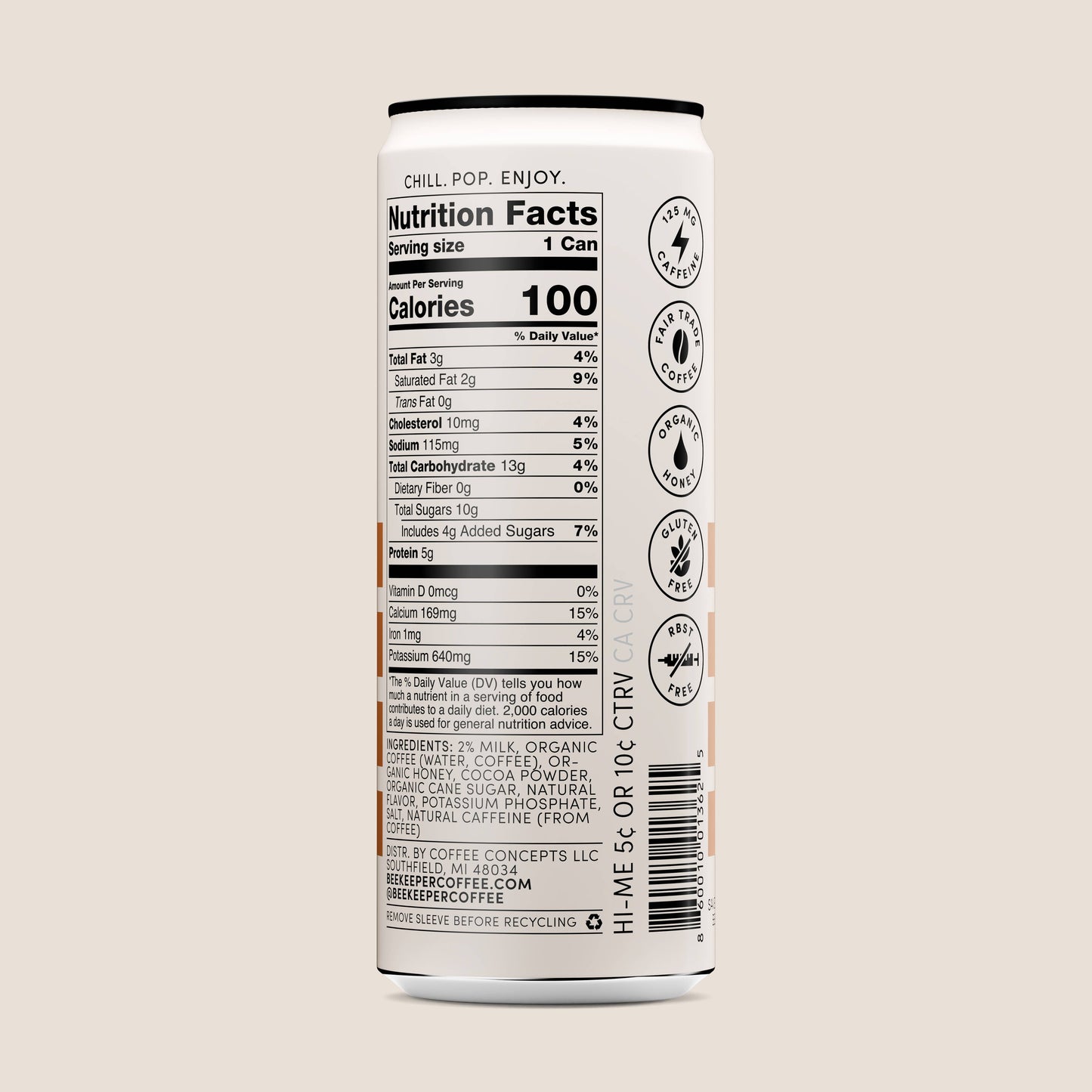 Mocha Cold Brew Latte - 12 Pack Case
