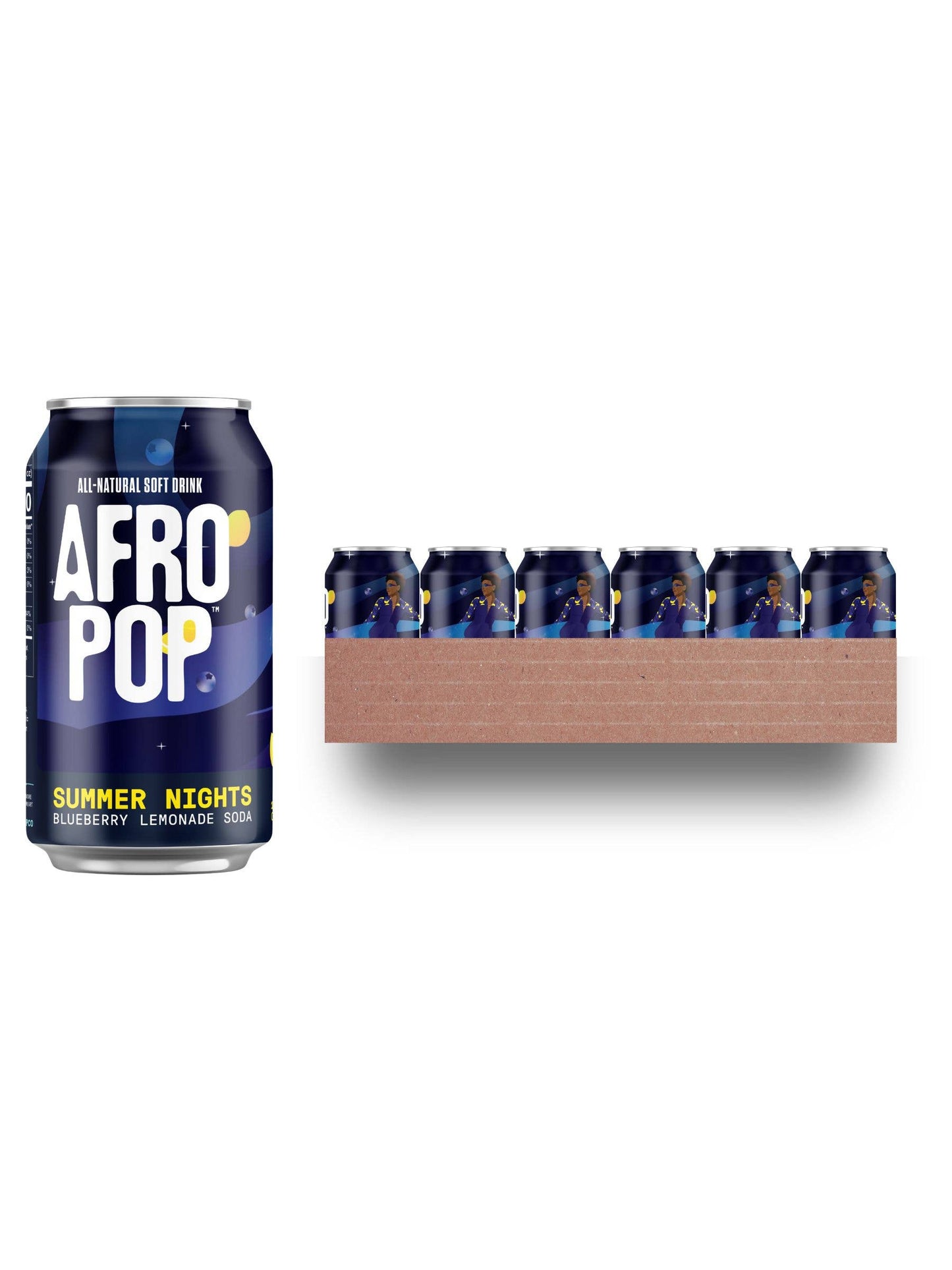Summer Nights: Blueberry Lemonade Soda