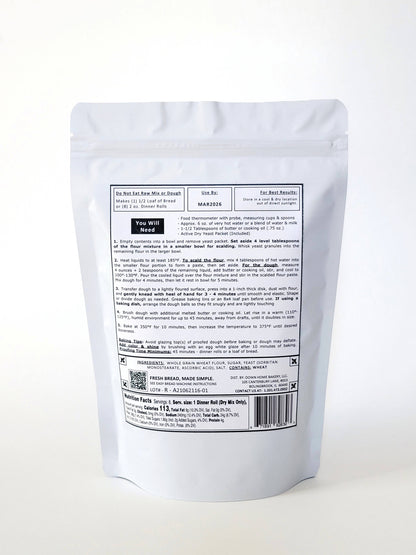 Old Fashioned Whole Wheat Bread Mix