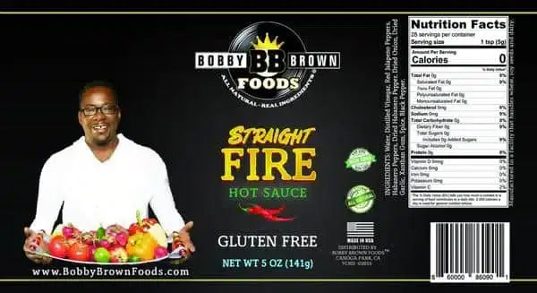 Bobby’s Straight FIRE Hot Sauce