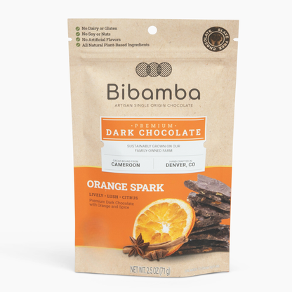 Orange Spark - Premium Dark Chocolate with Orange and Spice