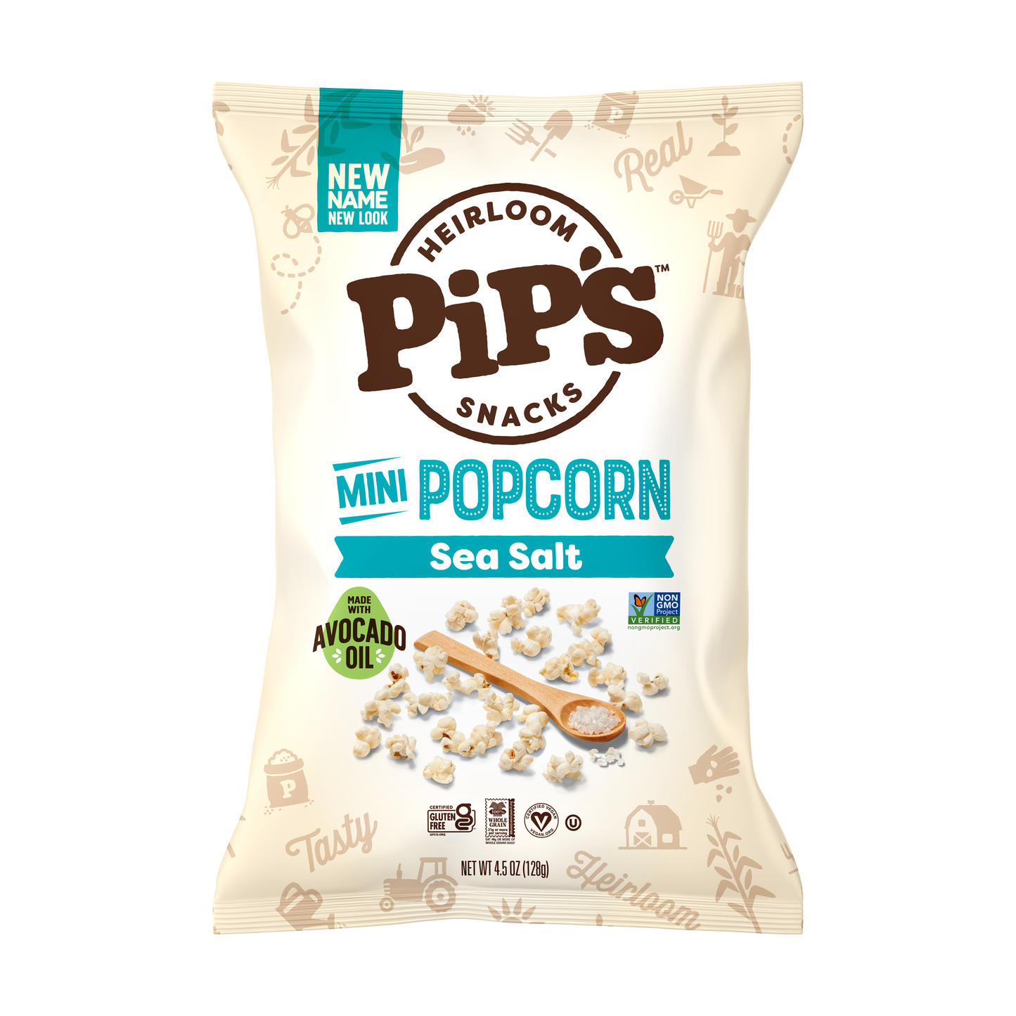 Sea Salt Mini Popcorn (12 bags in 1 case)