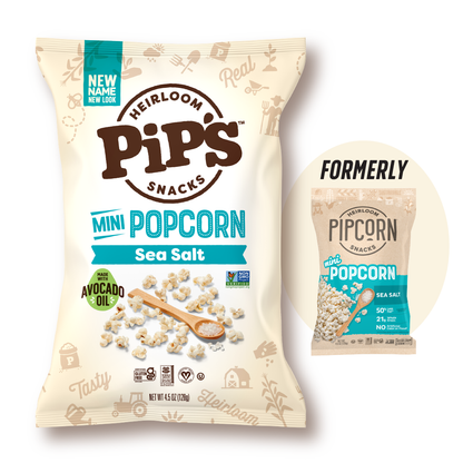 Sea Salt Mini Popcorn (12 bags in 1 case)