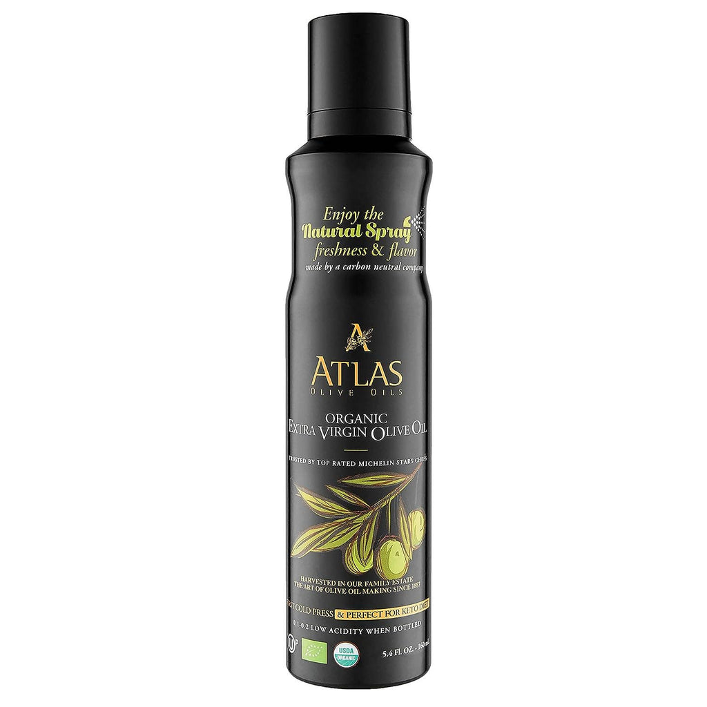 ATLAS SPRAY Organic Extra Virgin Olive Oil -5.4 fl oz bottle