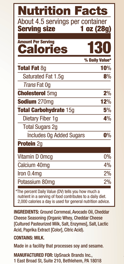 Cheddar Cheese Balls, 4.5oz  (12 Bags in 1 Case)