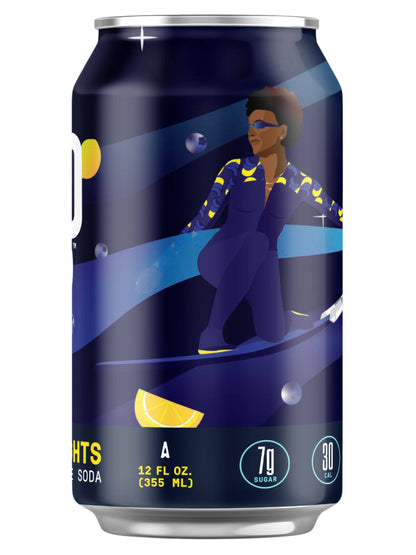Summer Nights: Blueberry Lemonade Soda