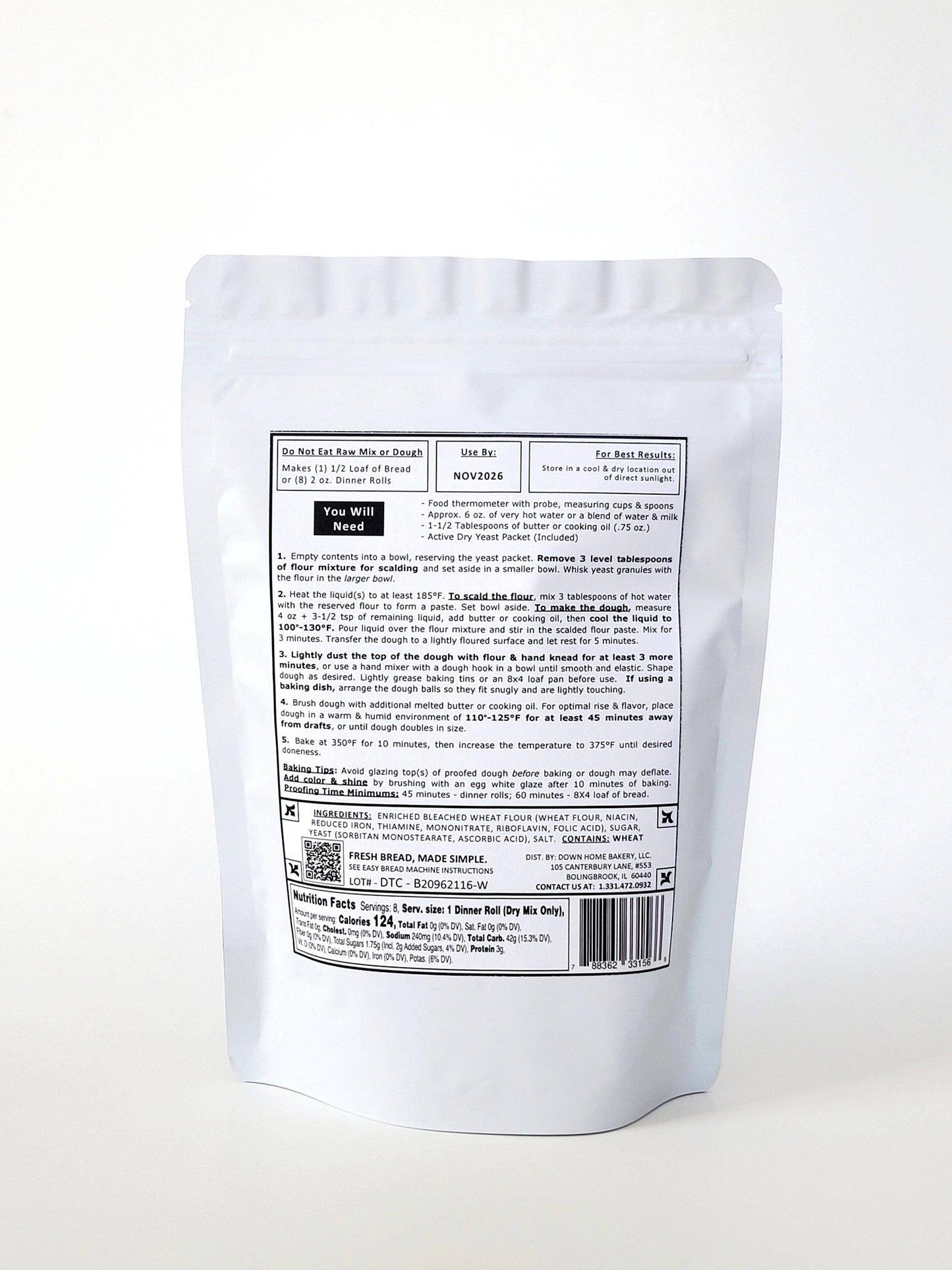 Old Fashioned White Bread Mix