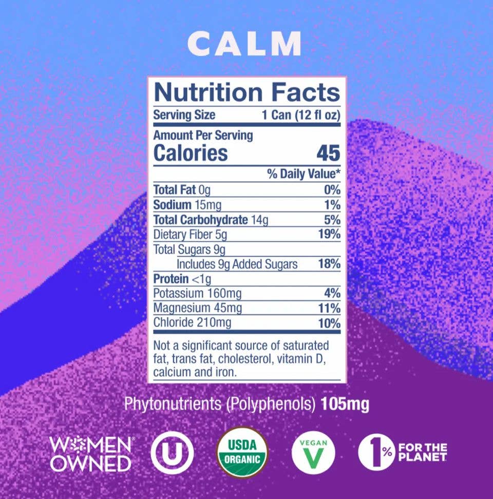 CALM | Still Herbal Iced Tea| 12oz Can