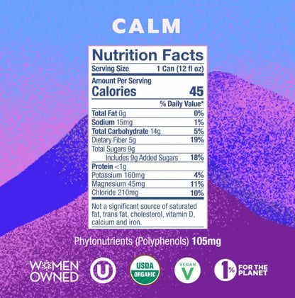 CALM | Still Herbal Iced Tea| 12oz Can
