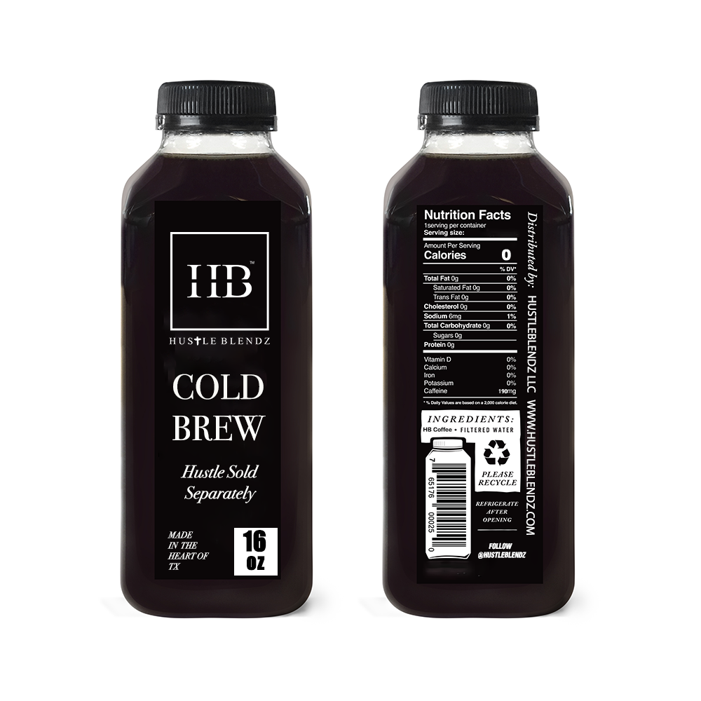 HUSTLE - COLD BREW (16oz)