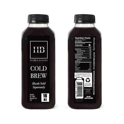 HUSTLE - COLD BREW (16oz)