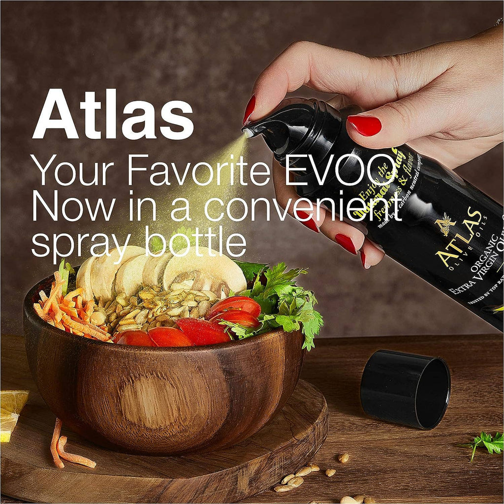 ATLAS SPRAY Organic Extra Virgin Olive Oil -5.4 fl oz bottle