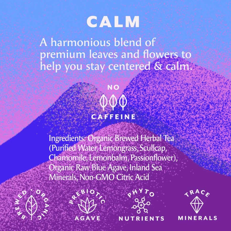 CALM | Still Herbal Iced Tea| 12oz Can